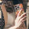 iPhone X Retro Groovy Hippie Floral Rainbow Trippy Phone Case - Image 4
