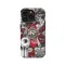 iPhone X Screepy Collage Red Eye Witchy Phone Case - Image 1