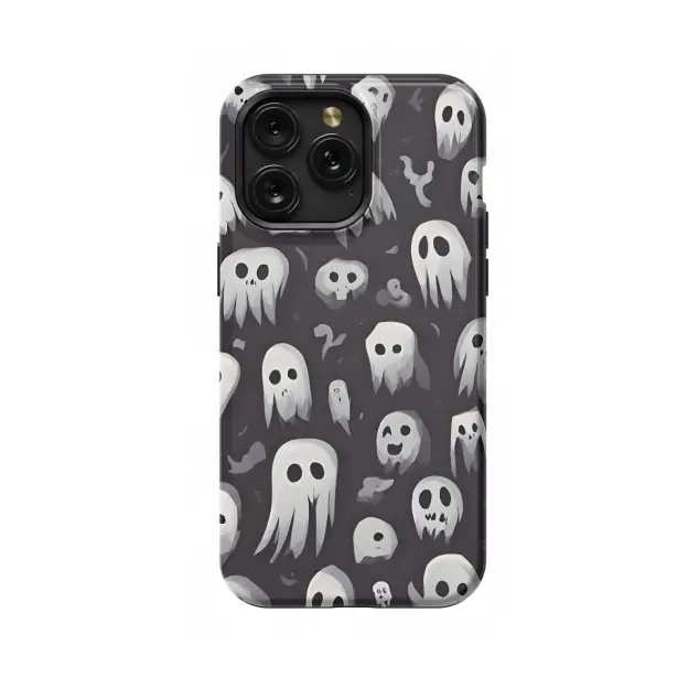 iPhone X Seamless Ghost Halloween Phone Case