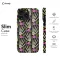 iPhone X Skeleton Hand Glamour Girl Flower Phone Case - Image 6