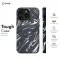 iPhone X Topographic Map Marble Black and Phone Case - Image 7