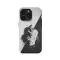 iPhone X Wolf Black and White Japanese Yin and Yang # Phone Case - Image 1