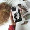 iPhone X Wolf Black and White Japanese Yin and Yang # Phone Case - Image 2