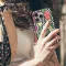 iPhone Xr Abstract Wavy Tropical Flower Phone Case - Image 4