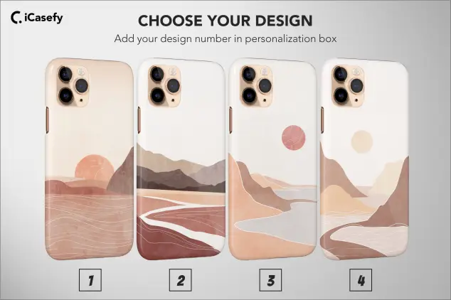 iPhone Xs Max Aesthetic Boho Landscape Phone Case