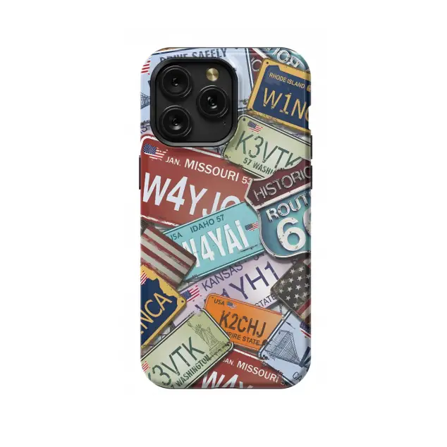 iPhone Xs Max America Car License Plate Phone Case