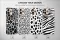 iPhone Xs Max Animal Print Black White Cheetah Zebra Leopard Phone Case - Image 1