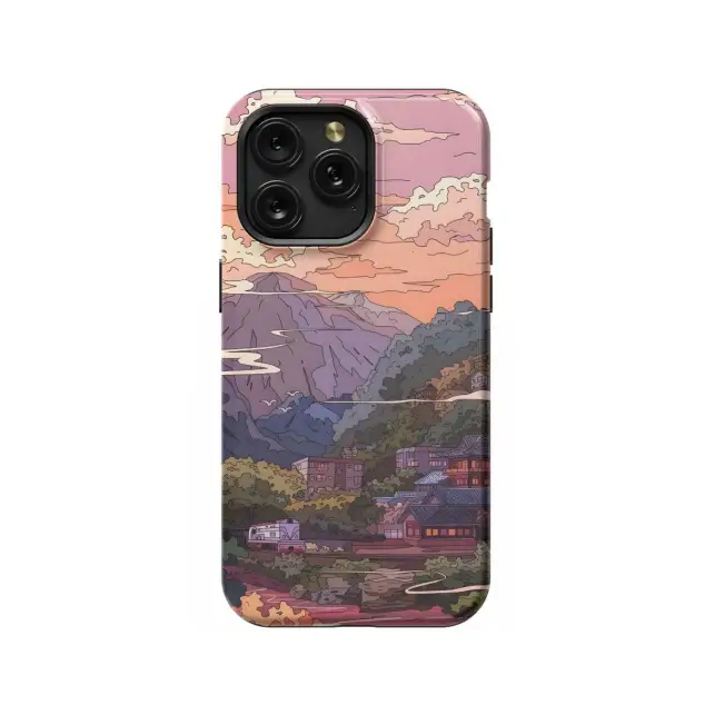iPhone Xs Max Anime Landscape City Lofi Phone Case