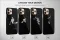 Astronaut Black Funny Galaxy Space Moon Planets iPhone Xs Max Phone Case - Image 1