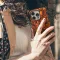 Autumn Halloween Spooky Engraved Head Pumpkin iPhone Xs Max Phone Case - Image 4