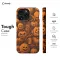 Autumn Halloween Spooky Engraved Head Pumpkin iPhone Xs Max Phone Case - Image 5