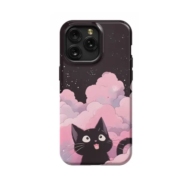 iPhone Xs Max Black cats Phone Case