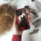 iPhone Xs Max Black Wolf Floral Phone Case - Image 2