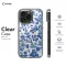 iPhone Xs Max Blue Flower French Toile De Jouy Phone Case - Image 7