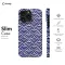 iPhone Xs Max Blue Japanese Seigaiha Wave Phone Case - Image 6