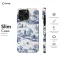 Blue Windmill House Trees Toile De Jouy iPhone Xs Max Phone Case - Image 6