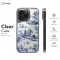 Blue Windmill House Trees Toile De Jouy iPhone Xs Max Phone Case - Image 7