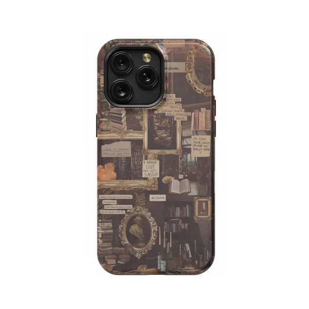 iPhone Xs Max Book Lover Bookish Collage Aesthetic # Phone Case