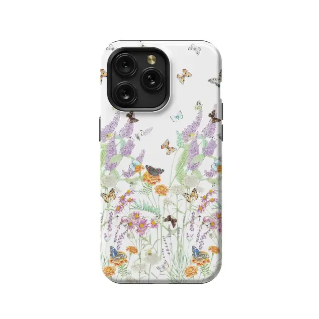 iPhone Xs Max Butterfly Floral Phone Case