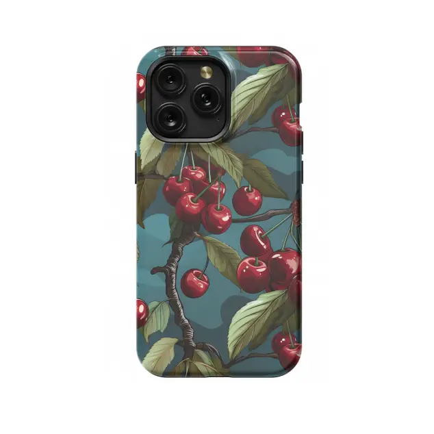 iPhone Xs Max Charming Cherries Cherry Fruit Phone Case