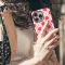 iPhone Xs Max Checkered Daisy Strawberry Phone Case - Image 4