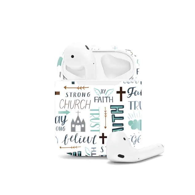 iPhone Xs Max Christian Faith Trust Believe Church AirPods AirPods AirPods AirPods AirPods Glossy Phone Case