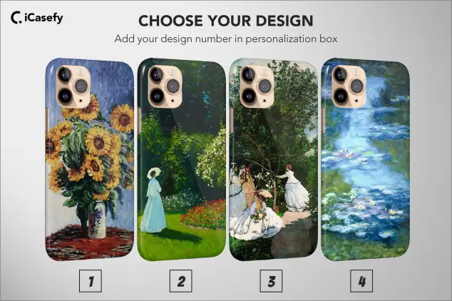 iPhone Xs Max Claude Monet Aesthetic Famous Painting Phone Case