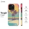 Coastal Vibes Preppy Palm Beach Illustrated iPhone Xs Max Phone Case - Image 5