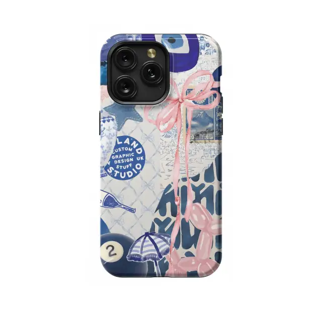 iPhone Xs Max Collage Sea Coquette Phone Case