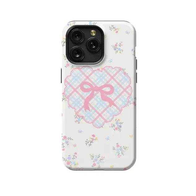 iPhone Xs Max Coquette Bow Girly Cute Pink Phone Case