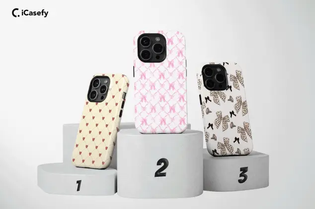 iPhone Xs Max Coquette Aesthetic Love Bow Ribbon Phone Case