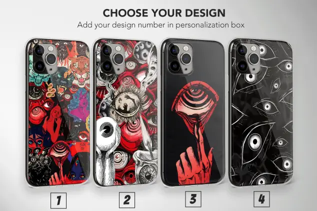 iPhone Xs Max Creepy Eyes Horror Witchy Phone Case