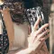 iPhone Xs Max Cute White Ghost Halloween Graffiti Phone Case - Image 4