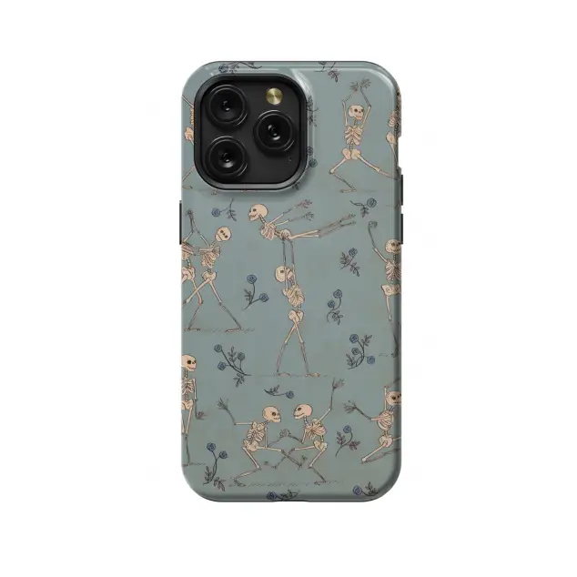 iPhone Xs Max Dancing Skeletons Phone Case