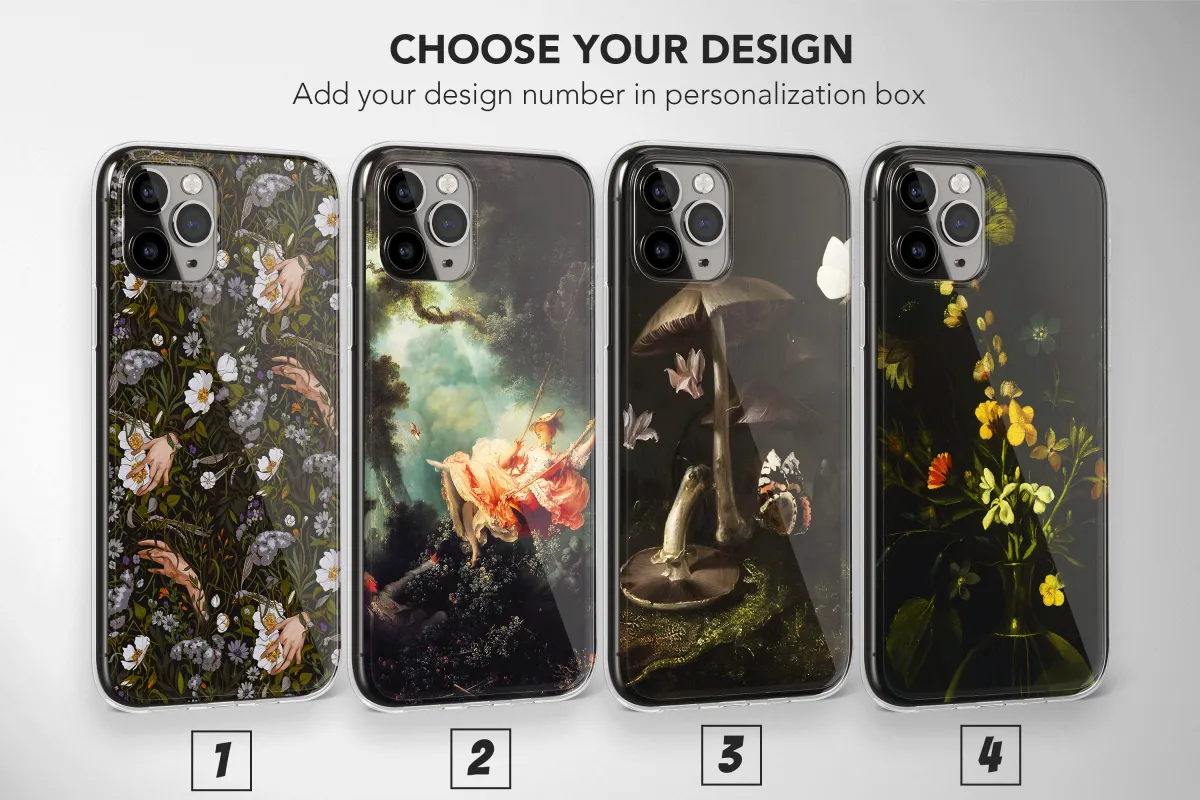 iPhone Xs Max Dark Cottage Core Grotesque Fairy Phone Case - Image 1