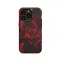 iPhone Xs Max Dark Red Marble Phone Case - Image 1
