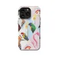 Diamond Collage Bird Square Parrot iPhone Xs Max Phone Case - Image 1