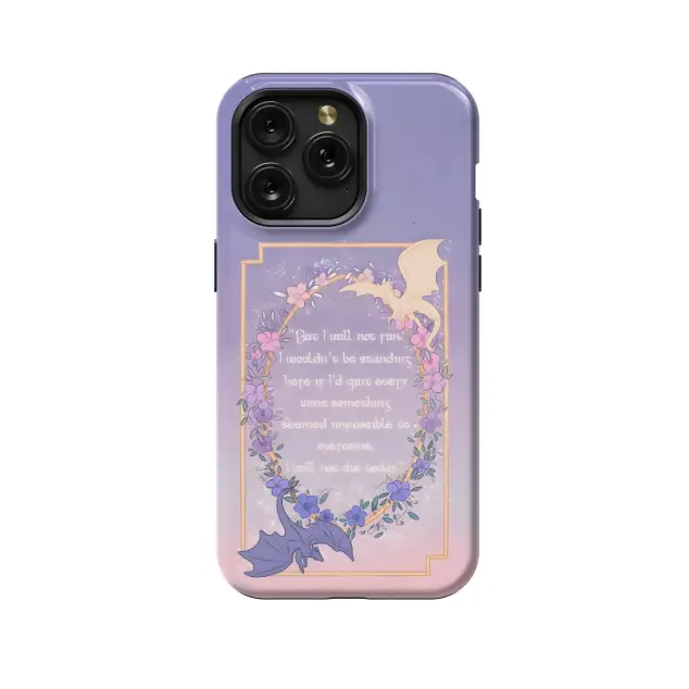 iPhone Xs Max Dragon Fourth Wing Acotar Phone Case