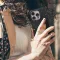 iPhone Xs Max Dreamy Celestial Stars Red Cat Kitty Phone Case - Image 4