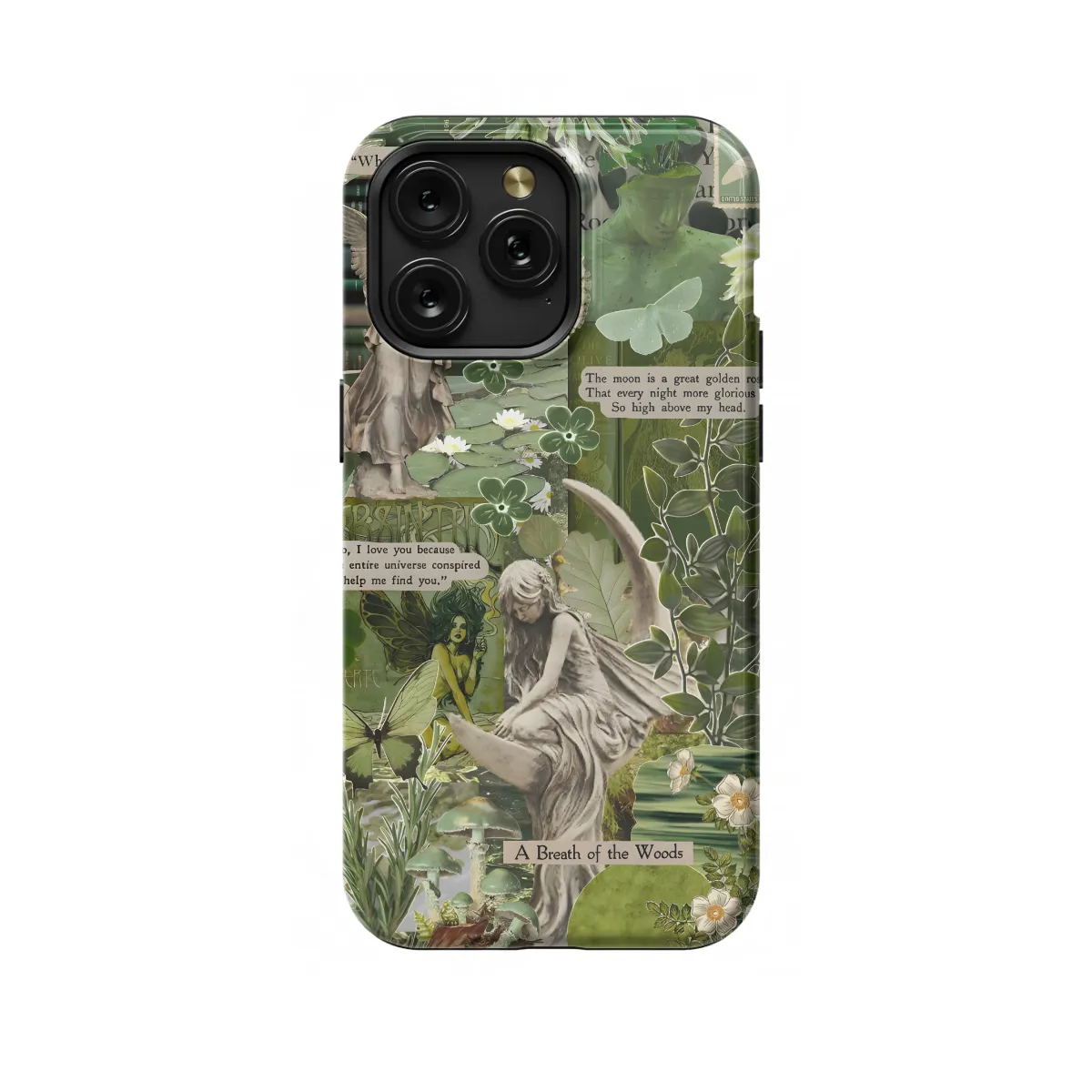 iPhone Xs Max Fairycore Aesthetic Cottagecore Angel Collage Phone Case - Image 1