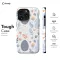 Floral Cute Pastel Easter Eggs Bunnies iPhone Xs Max Phone Case - Image 5
