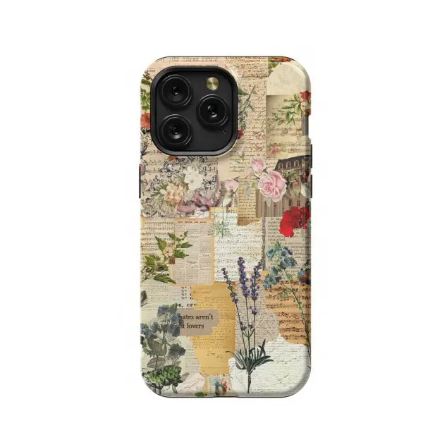 iPhone Xs Max Flower Paper Phone Case