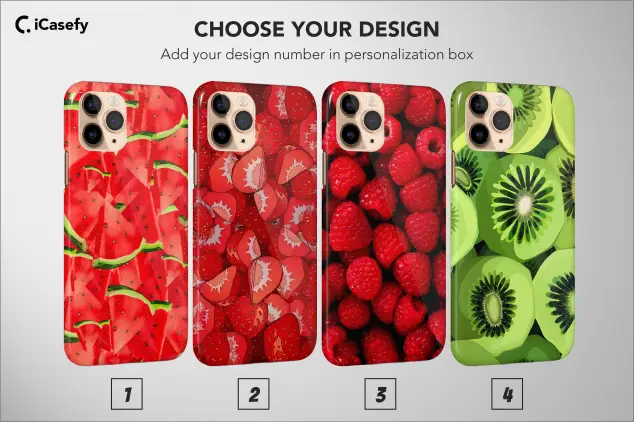 iPhone Xs Max Fruit Kiwi Strawberry Watermelon Phone Case
