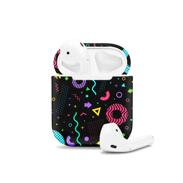 iPhone Xs Max Geometric Shapes AirPods AirPods AirPods AirPods AirPods Glossy Phone Case
