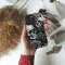 Gothic Skull Rose iPhone Xs Max Phone Case - Image 1