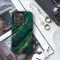 iPhone Xs Max Green Golden Marble Phone Case - Image 3