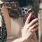 iPhone Xs Max Green Leaf Strawberry Phone Case - Image 4