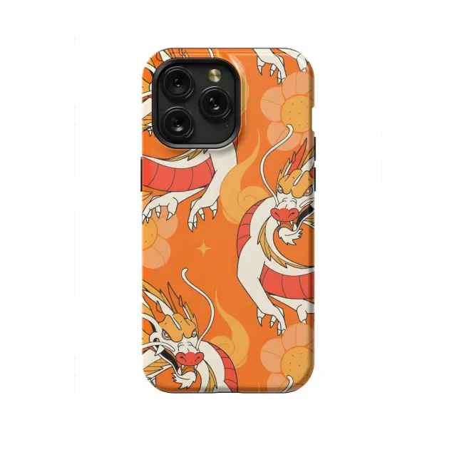 iPhone Xs Max Hand Drawn Chinese Dragon Phone Case