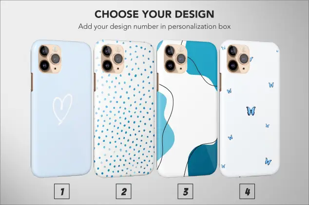 iPhone Xs Max Heart Wavy Polka Dots Butterfly Love Boho Line Art Minimalism Phone Case