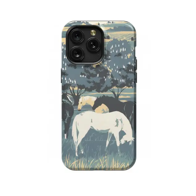 iPhone Xs Max Horses and Ponies Phone Case